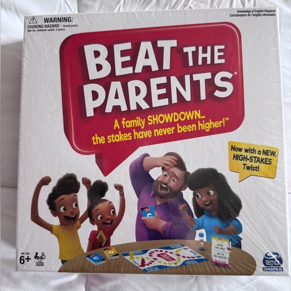 Spin Master Games Beat The Parents Classic Family Trivia Game Kids vs Parents - Picture 1 of 2